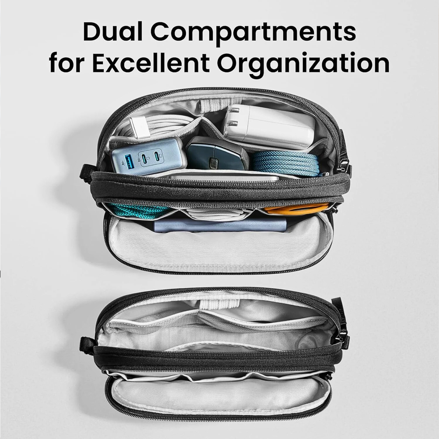 tomtoc Electronics Organizer Travel Case