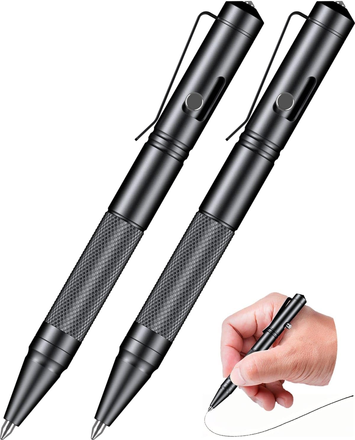 Mini Bolt Action Pen - Compact 4.3 Inch Tactical Writing Tool with Glass Breaker, 6061-T6 Aluminum Alloy, Ultra-Light 0.6 Oz for Outdoor EDC, Perfect for Students & Adults