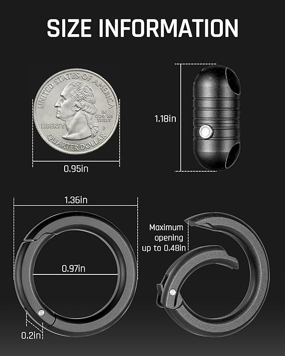 Magnetic Quick Release Keychain and EDC Connector