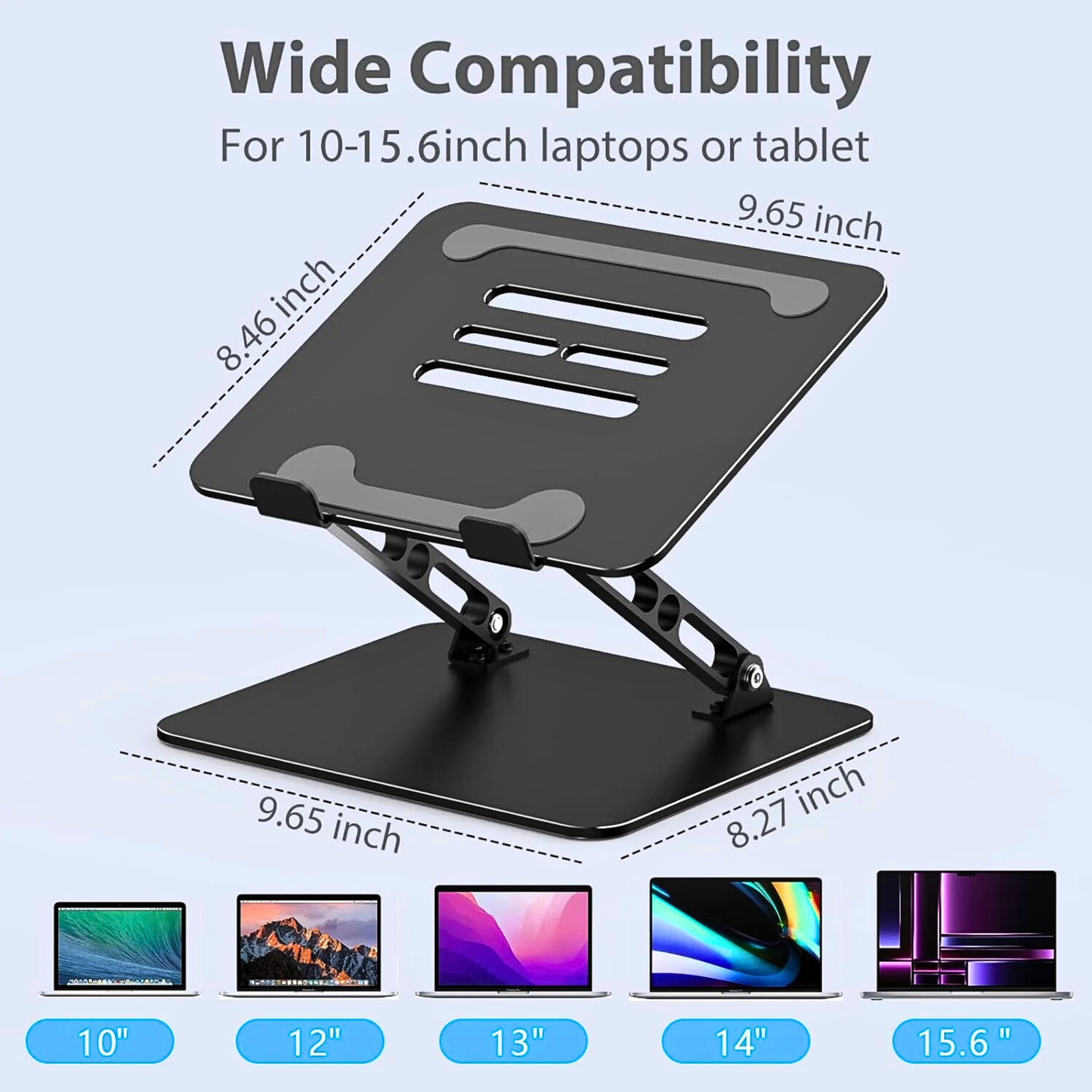 Portable Ventilated Metal Laptop Stand