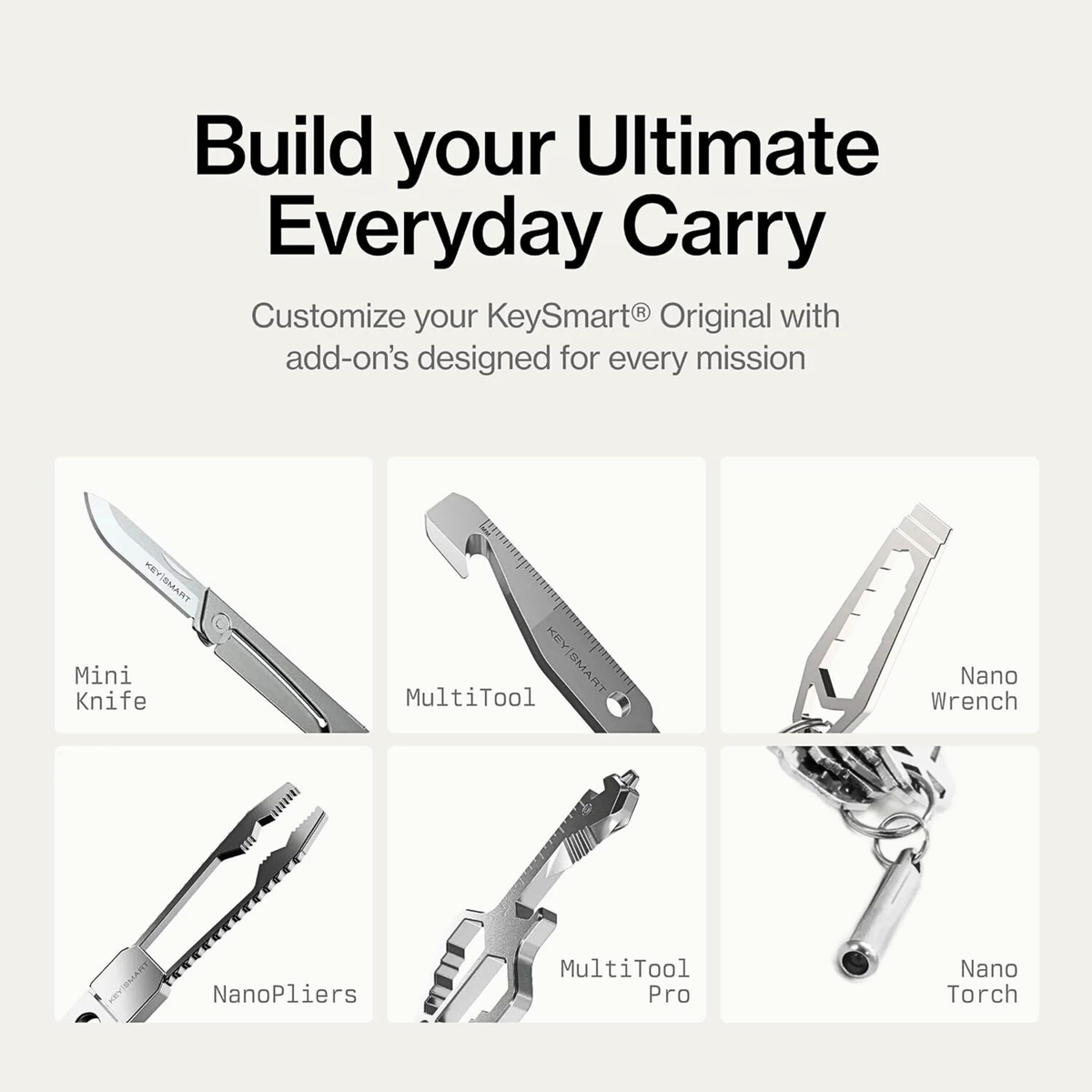 Compact Aluminum Key Organizer and Holder