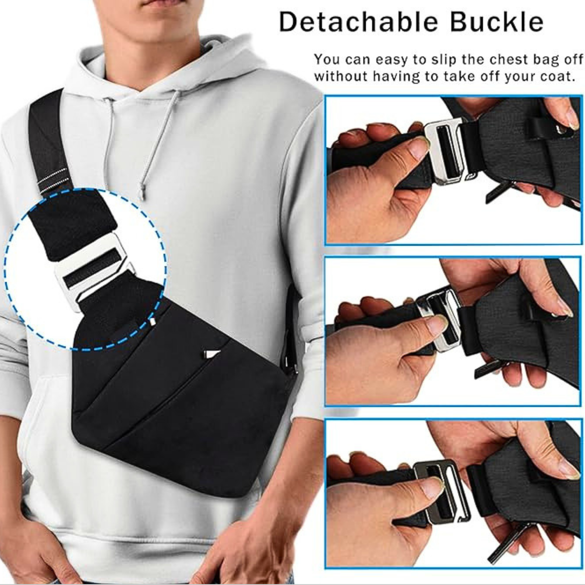 VADOO Anti-Theft Crossbody Sling Bag
