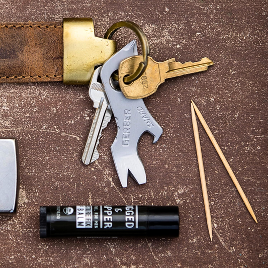 Stainless Steel 7 in 1 Keychain Multitool