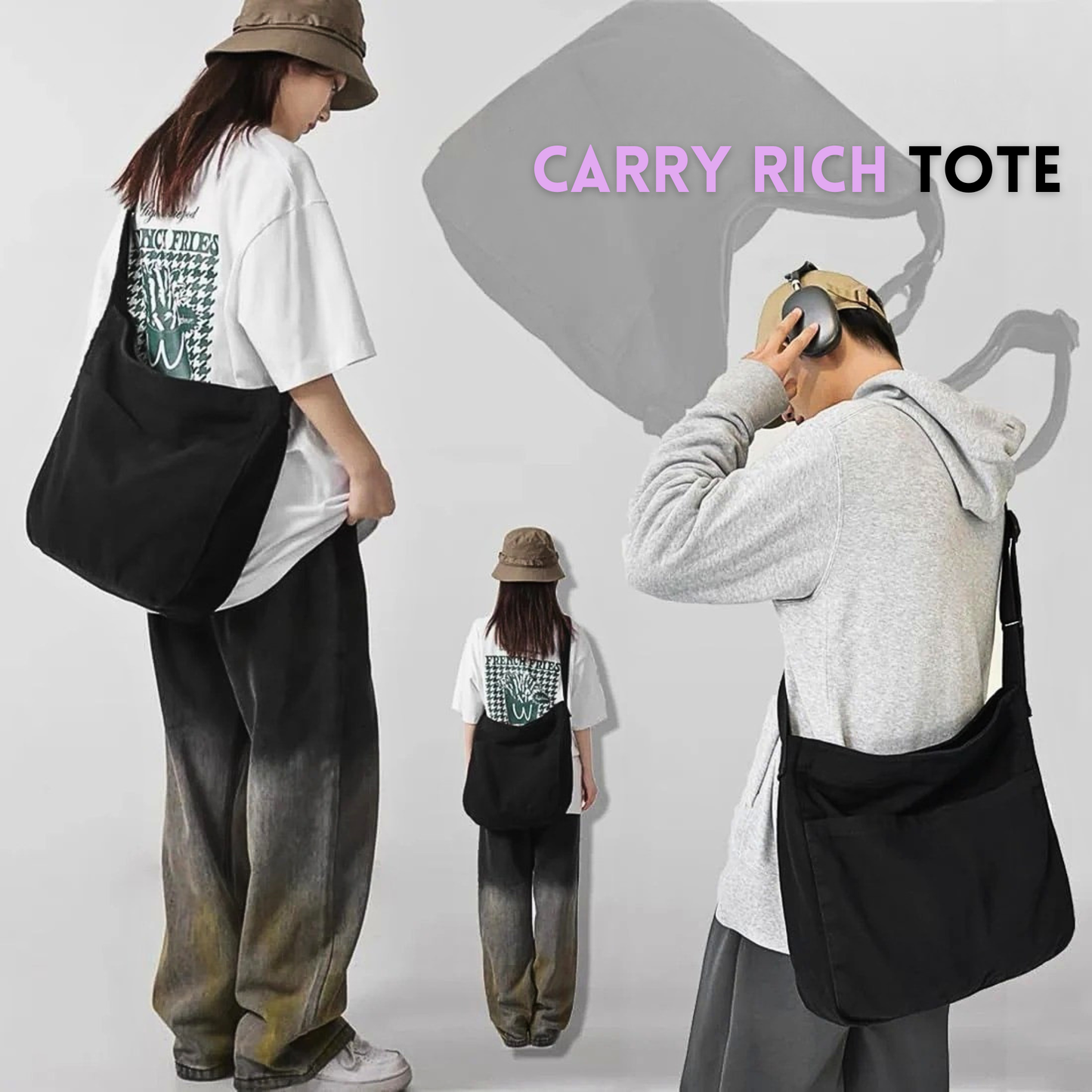Outrider Canvas Crossbody Messenger Tote
