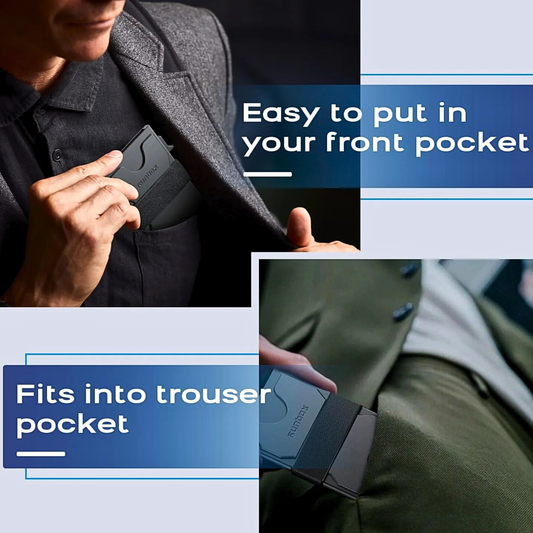 Premium Aluminum Pop-Up Card Wallet