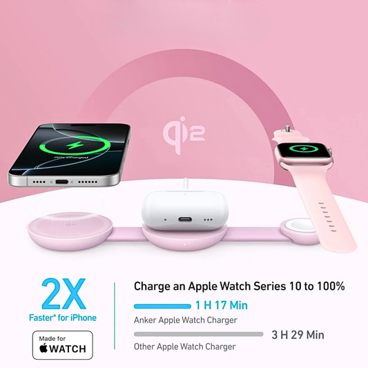 Anker MagGo 3-in-1 Foldable Wireless Charger