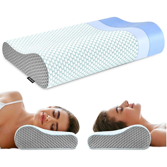 Dual Height Memory Foam Neck Pillow