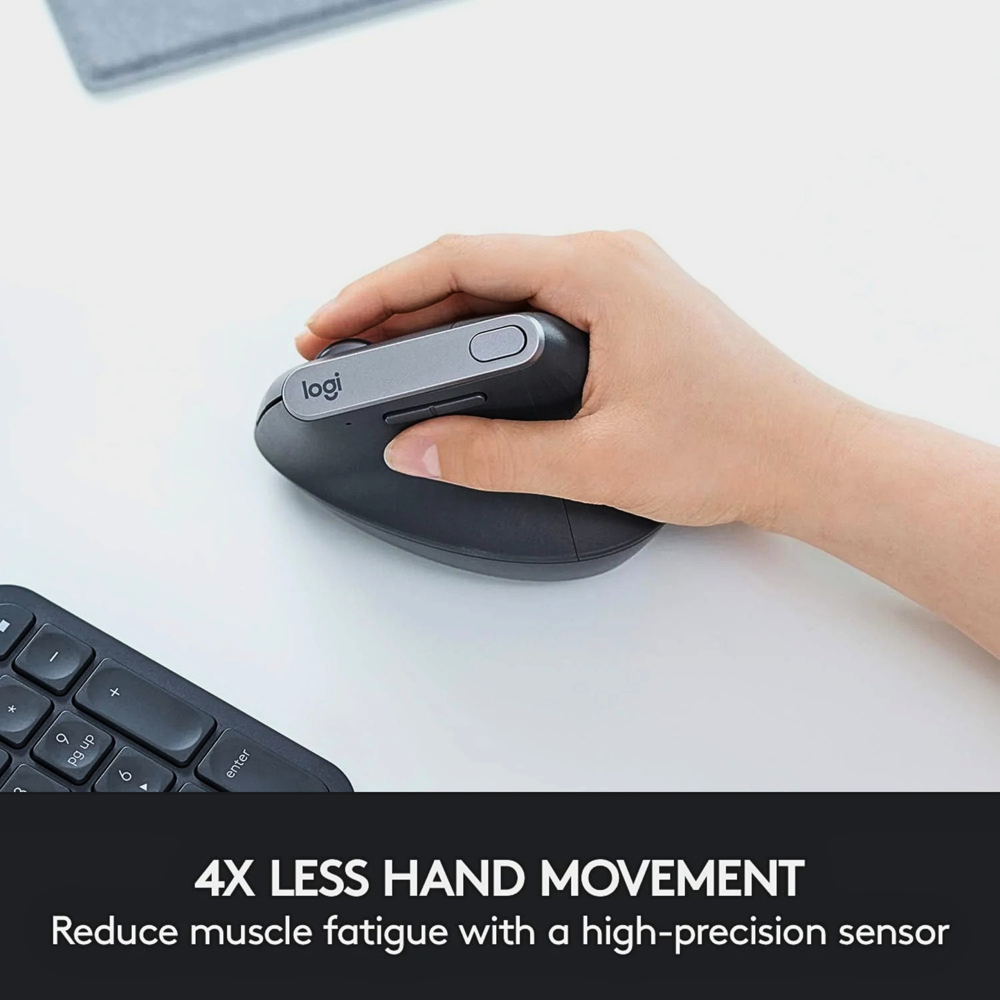 Logitech MX Vertical Ergonomic Mouse | Multi-Device Precision