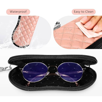Lightweight Neoprene Sunglasses Case with Carabiner Clip