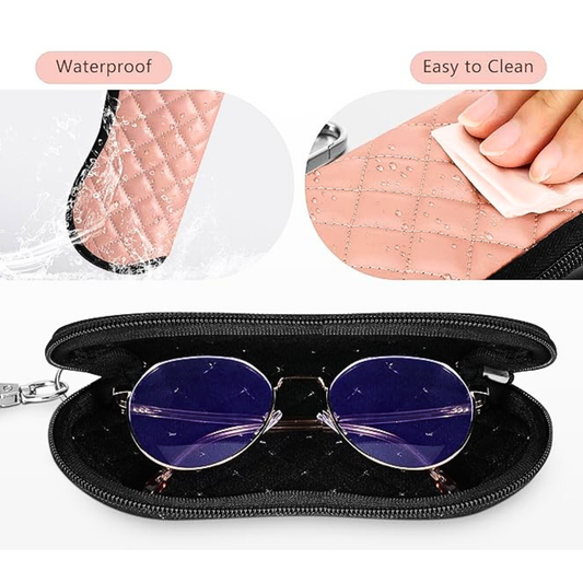 Lightweight Neoprene Sunglasses Case with Carabiner Clip
