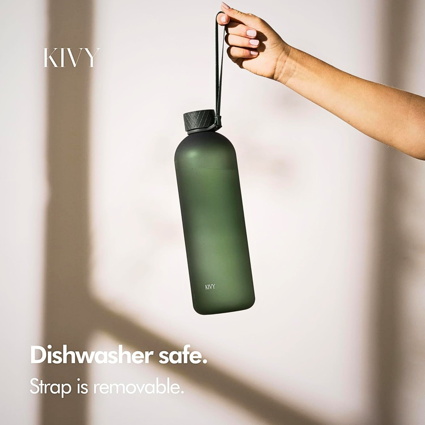 Minimalist Shatterproof Travel Water Bottle with Tracker