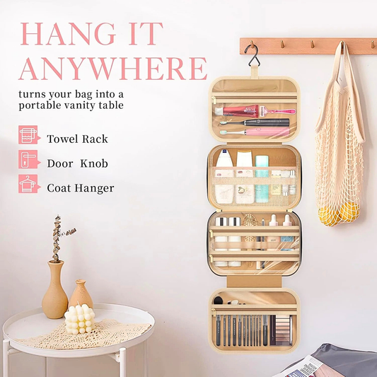 HOTOR Hanging Travel Toiletry Organizer