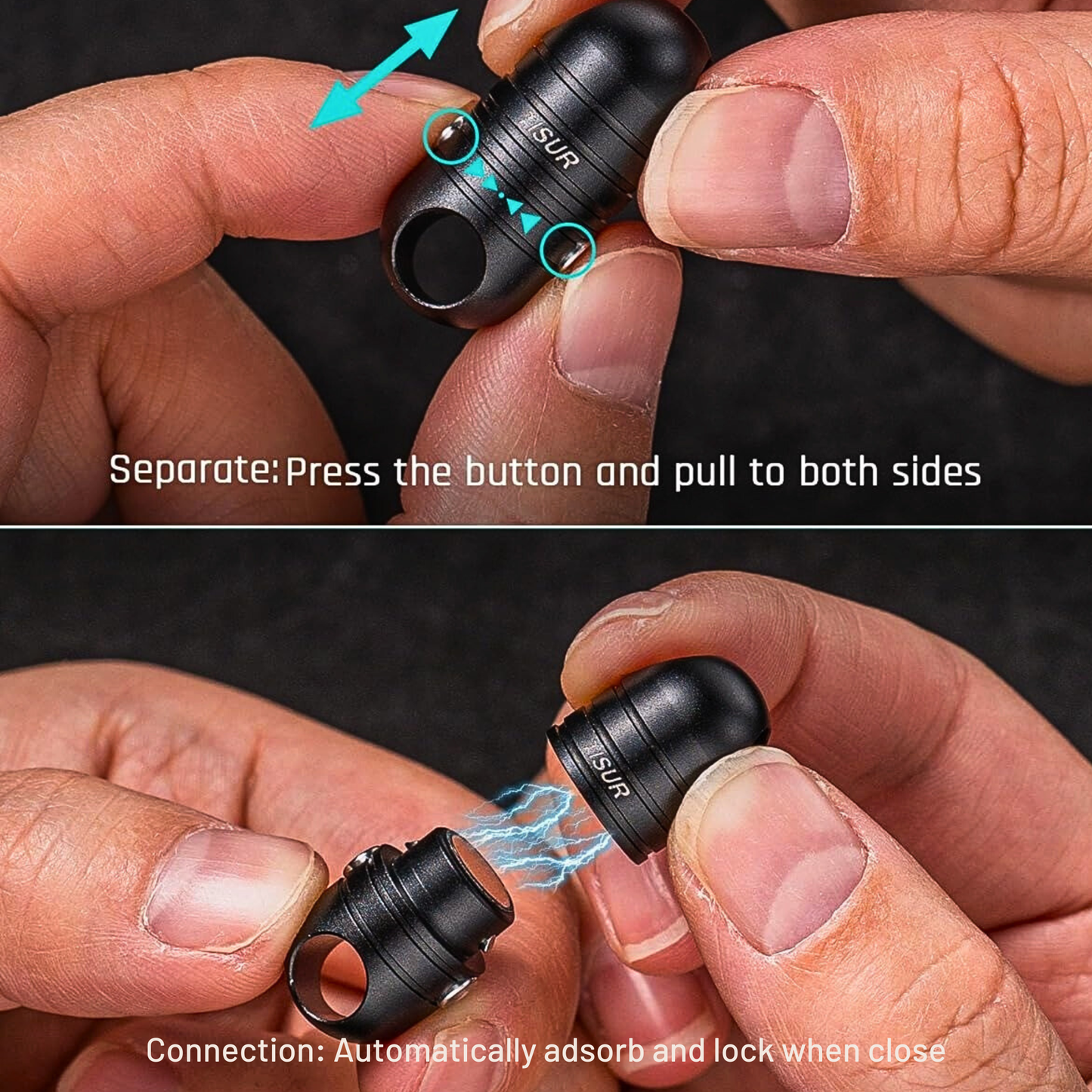 Magnetic Quick Release Keychain and EDC Connector