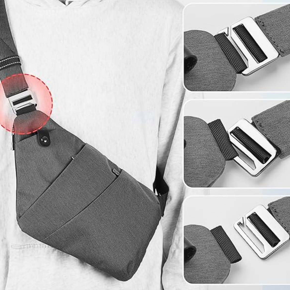 VADOO Anti-Theft Crossbody Sling Bag