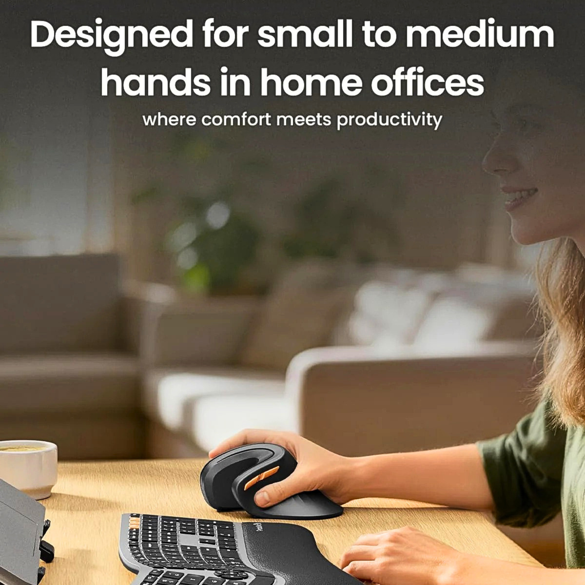 ProtoArc Wireless Ergonomic Vertical Mouse