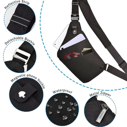 VADOO Anti-Theft Crossbody Sling Bag