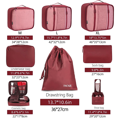 Premium Travel Packing Cubes | Luggage Organizer Set