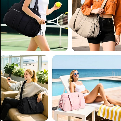 BAGSMART Water-Resistant Travel Duffel Bag