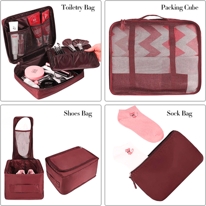 Premium Travel Packing Cubes | Luggage Organizer Set