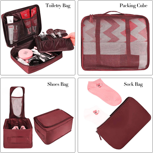 Premium Travel Packing Cubes | Luggage Organizer Set