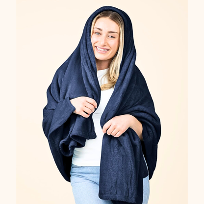 Travel Blanket With Pillow Carry Case