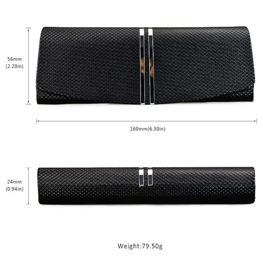 LifeArt PU Leather Hard Shell Eyeglass Case