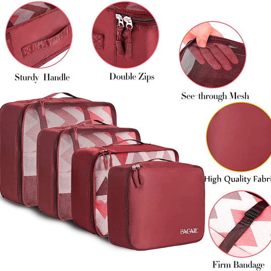 Premium Travel Packing Cubes | Luggage Organizer Set