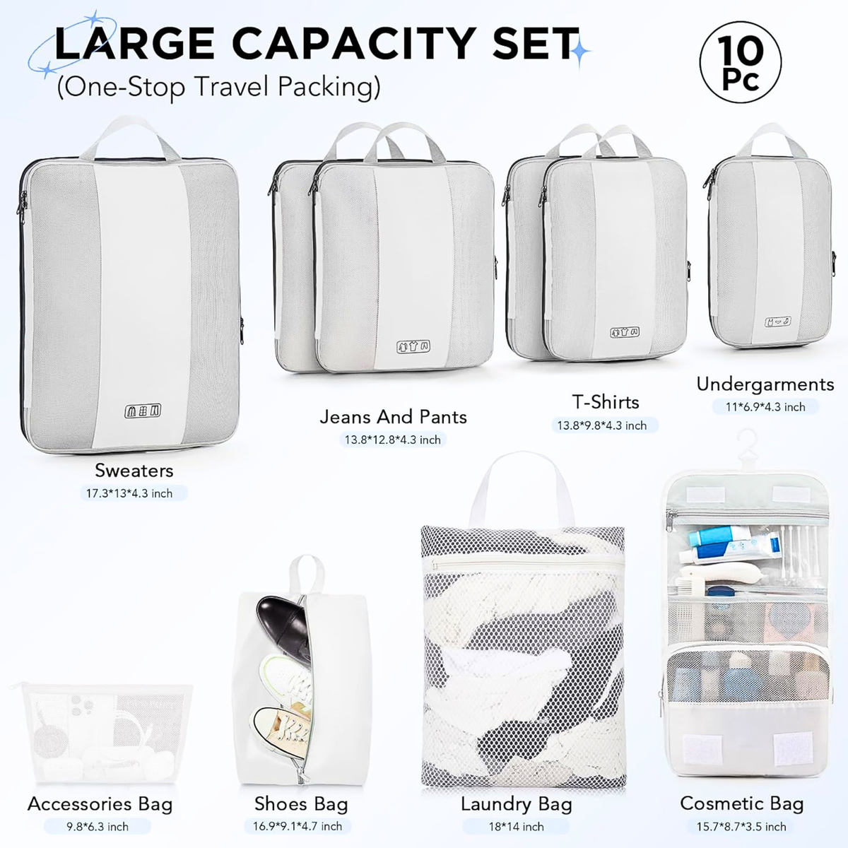 OlarHike Compression Packing Cubes
