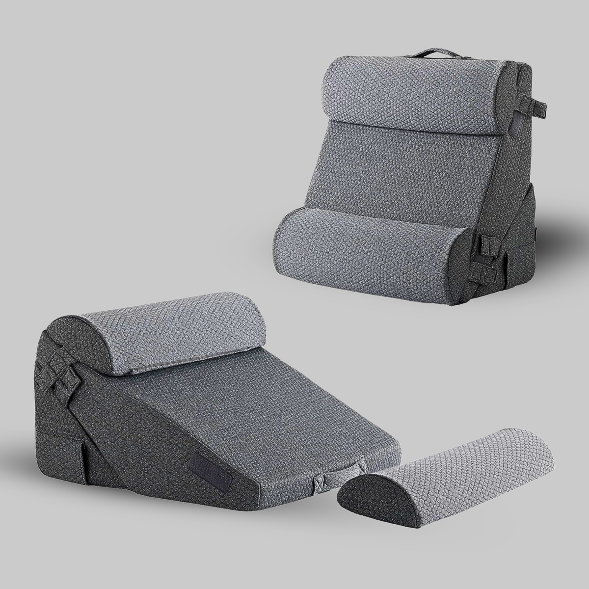 Foldable Memory Foam Wedge Pillow Set
