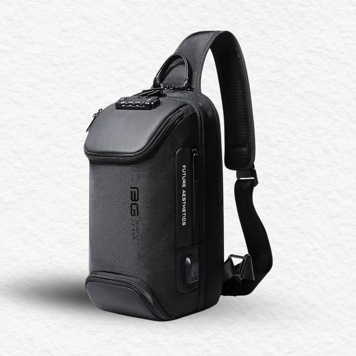 BANGE Anti-Theft Oxford Sling Backpack