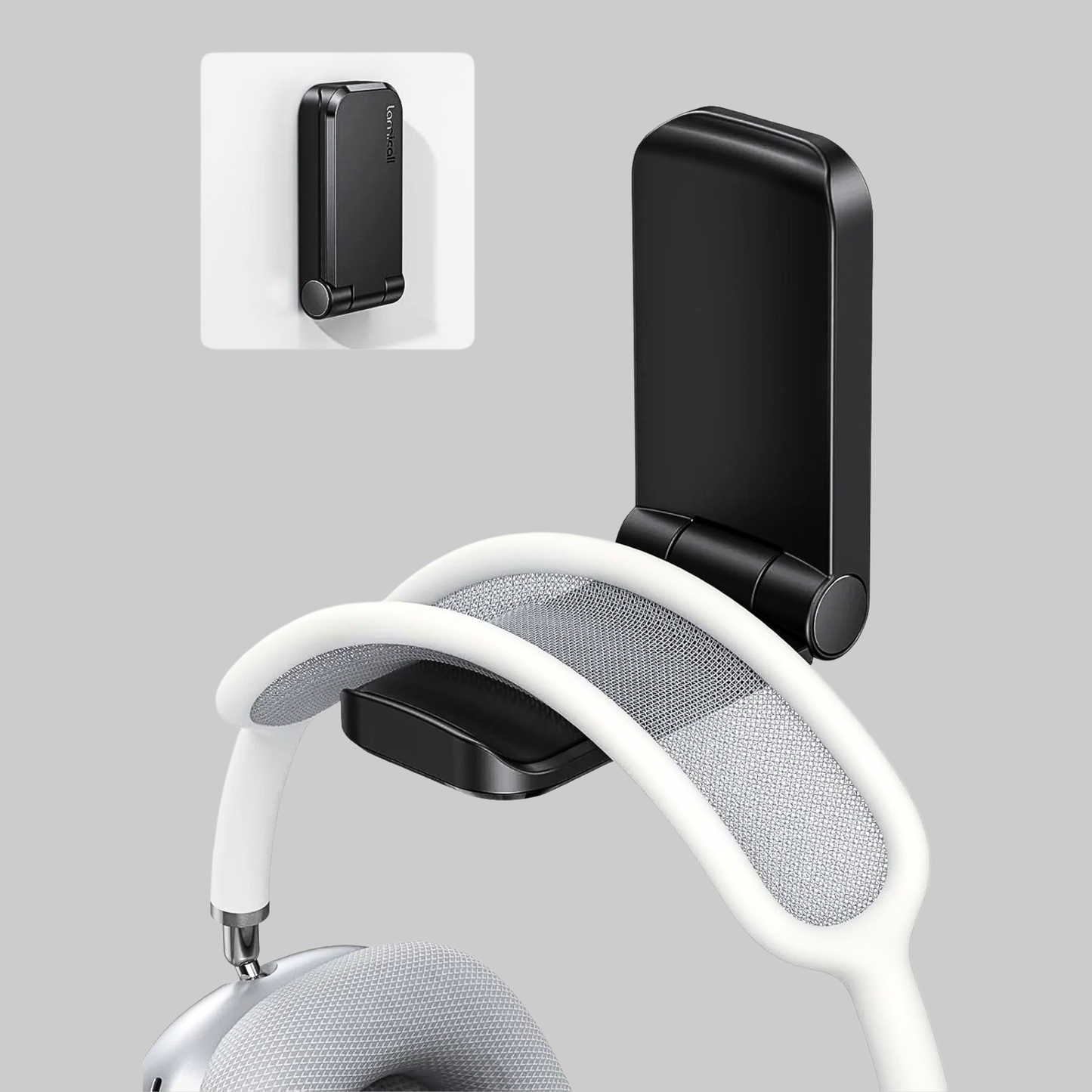 Foldable Heavy Attach Under Desk Headphone HANGER