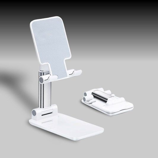 Foldable Cell Phone Stand With Weighted Base