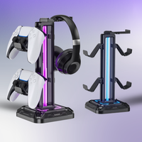 RGB Dual Controller & Headphone Stand