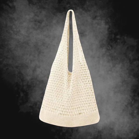 Hatisan Handmade Crochet Knit Beach Tote