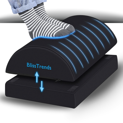 Adjustable Ergonomic Under Desk Foot Rest by BlissTrends