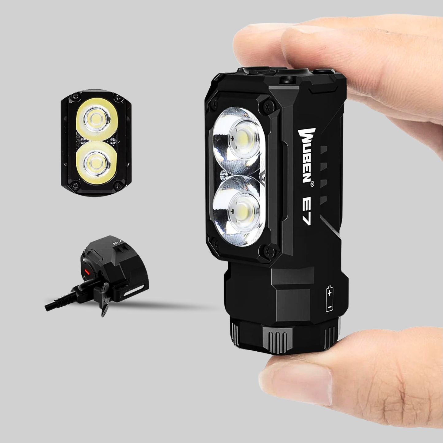 WUBEN E7 1800-Lumen Rechargeable Mini Flashlight