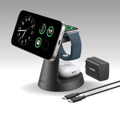 Anker MagGo Nano 3-in-1 Wireless Charging Stand