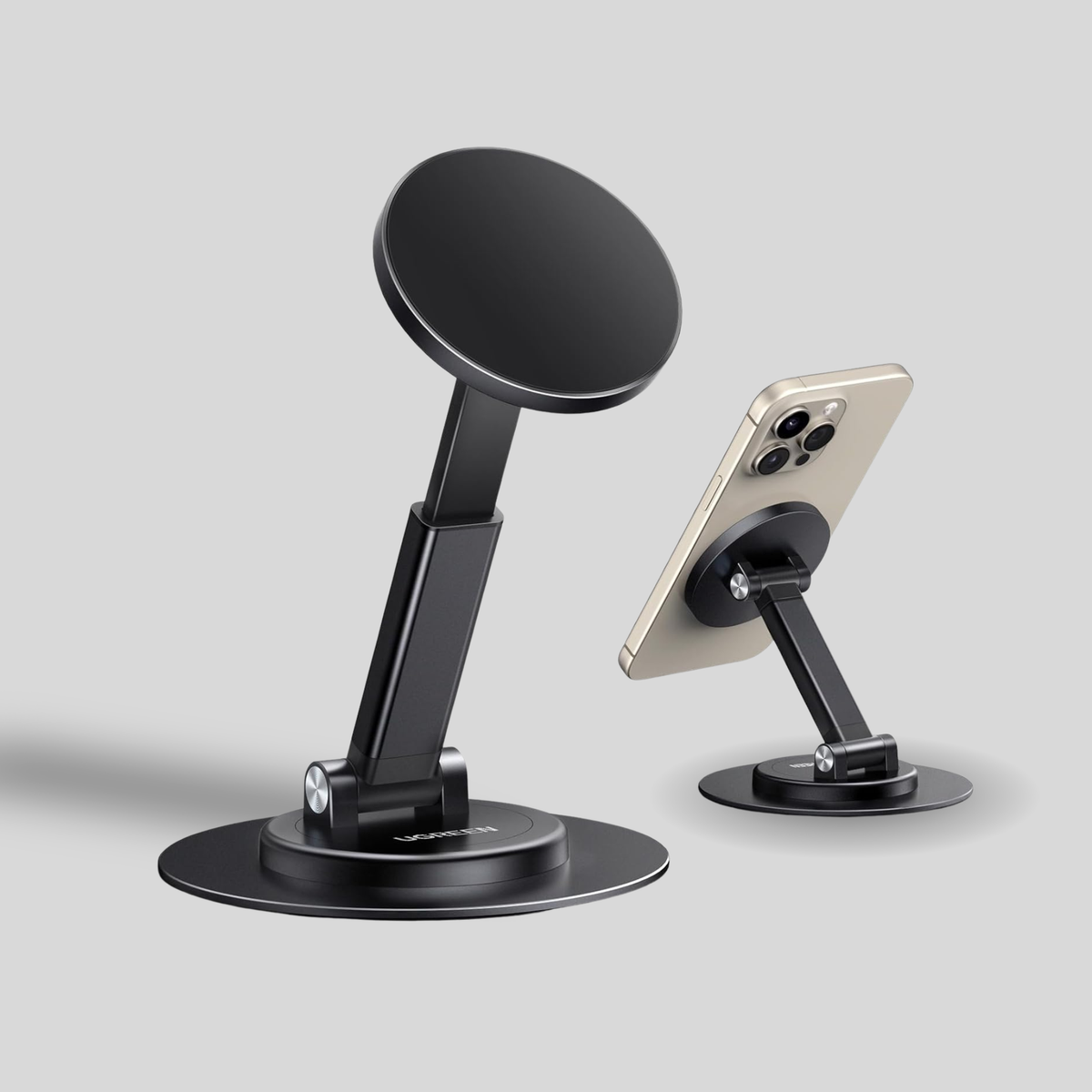 Magnetic Height-Adjustable Phone Stand With 360° Rotation