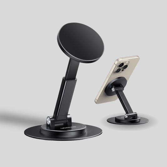 Magnetic Height-Adjustable Phone Stand With 360° Rotation