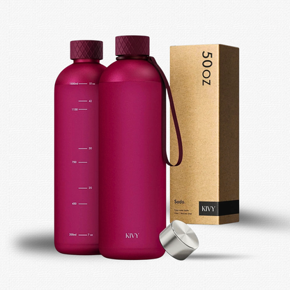 Minimalist Shatterproof Travel Water Bottle with Tracker
