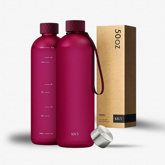 Minimalist Shatterproof Travel Water Bottle with Tracker
