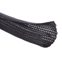 Black Split Cable Sleeving | Heavy-Duty Cord Protector