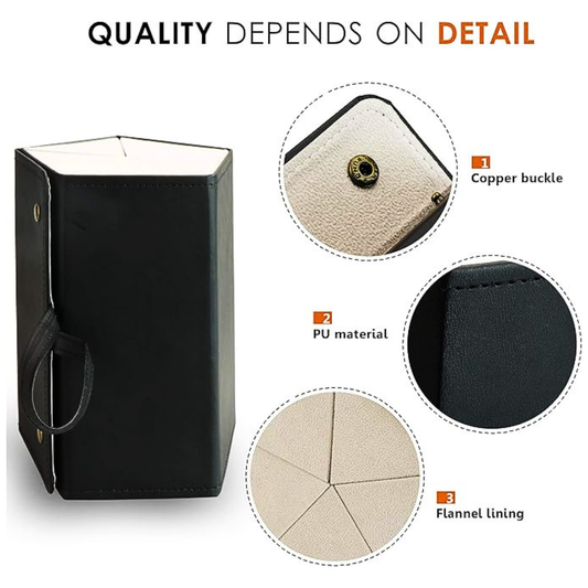 LifeArt PU Leather Hard Shell Eyeglass Case
