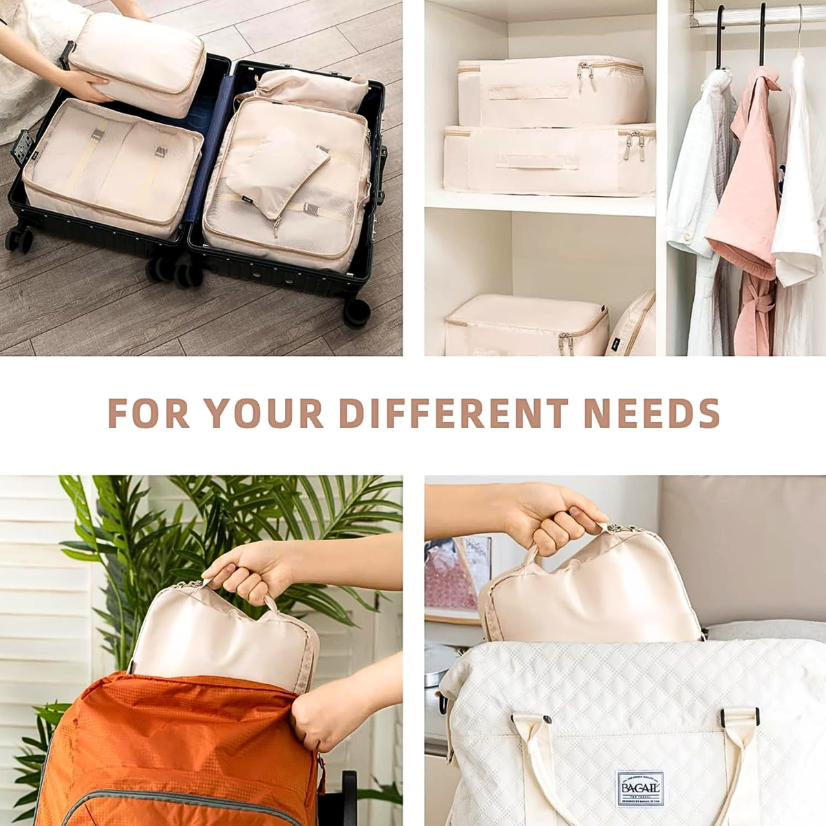 Premium Travel Packing Cubes | Luggage Organizer Set