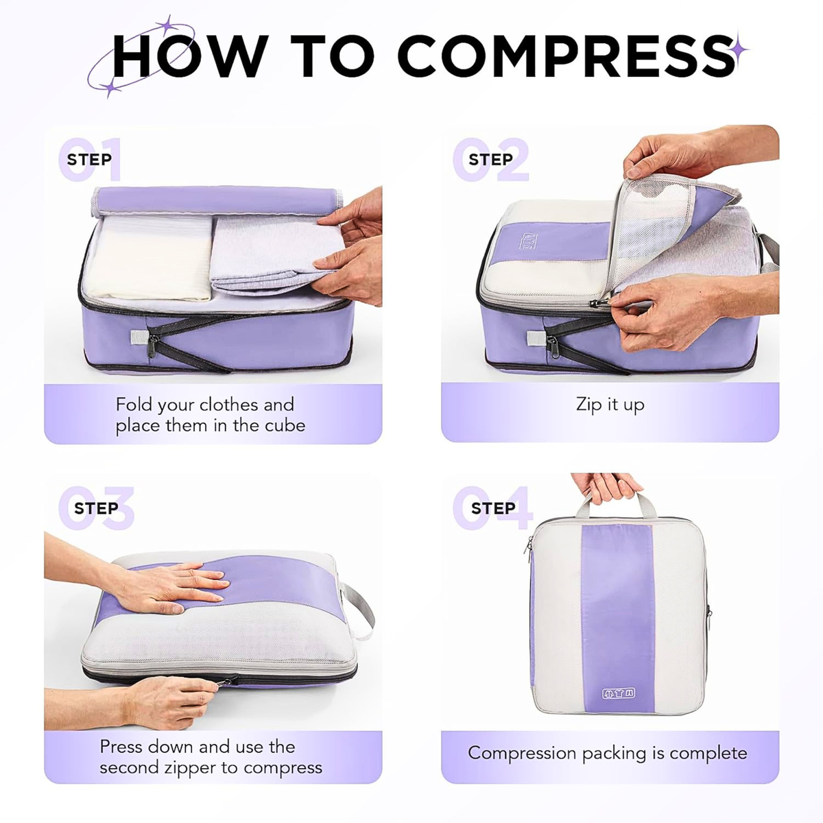 OlarHike Compression Packing Cubes