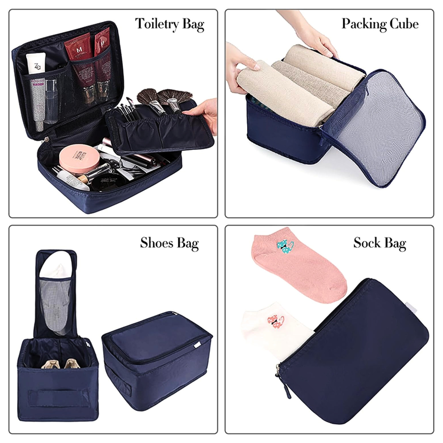 Premium Travel Packing Cubes | Luggage Organizer Set