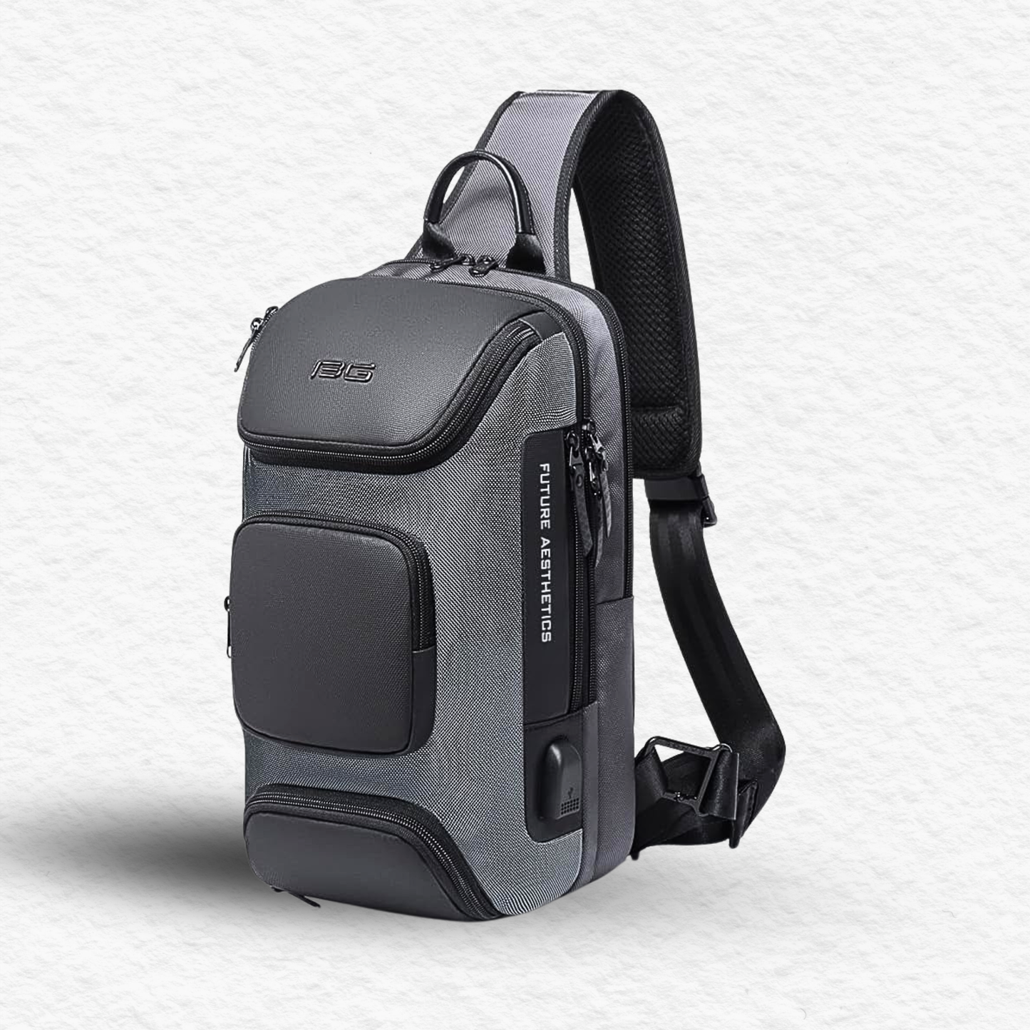 BANGE Anti-Theft Oxford Sling Backpack