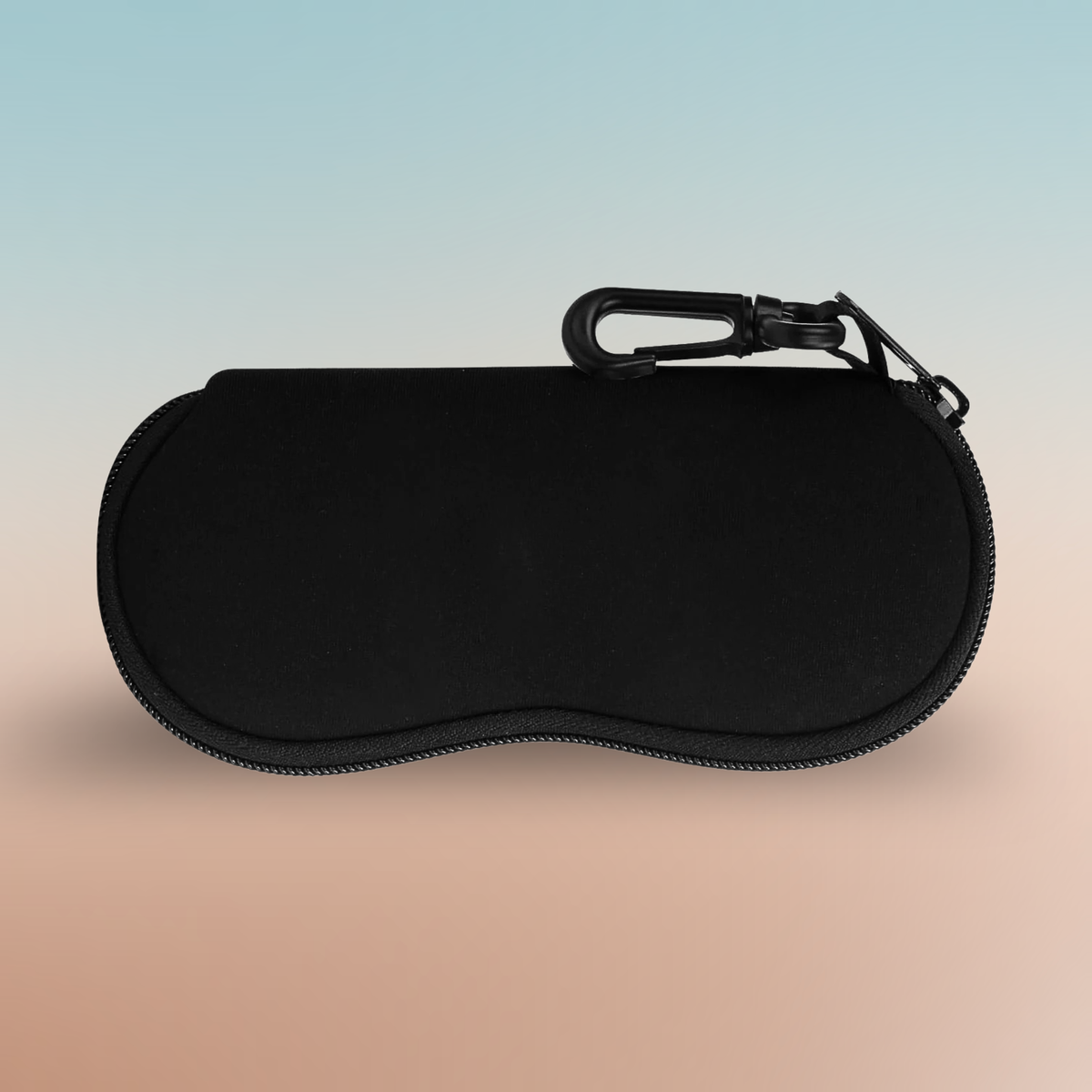Lightweight Neoprene Sunglasses Case with Carabiner Clip