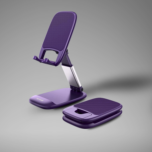 Foldable Desk Phone Stand With Adjustable Height