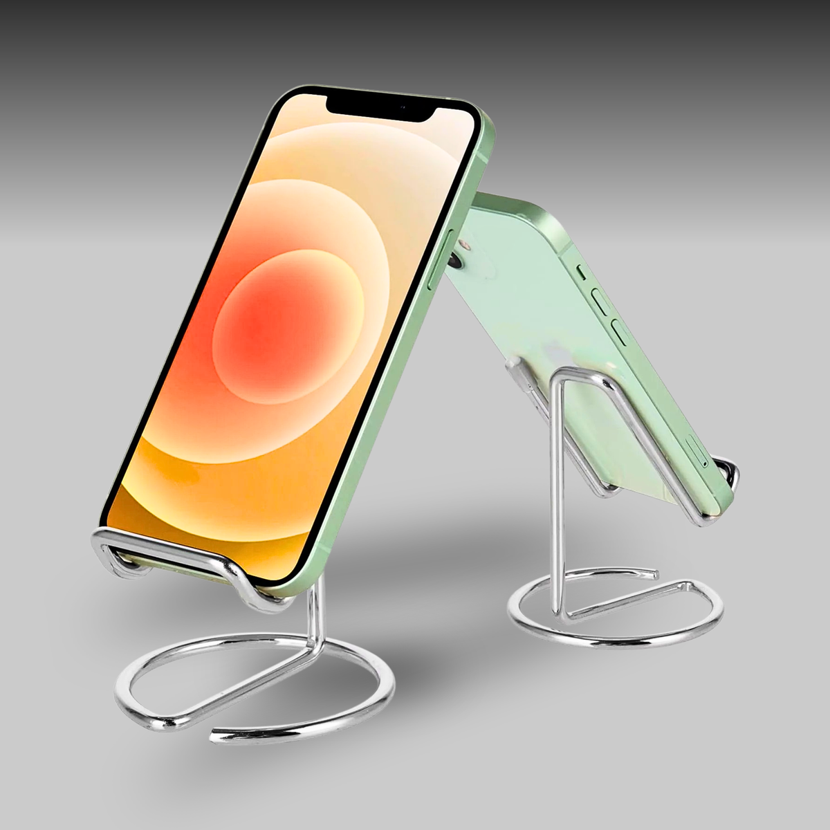 Metal One Line Phone Stand for Desk